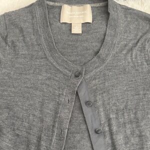 Banana Republic Charcoal Knit Cardigan